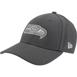 NEW ERA Mens Seattle Seahawks Tonal Logo 9FORTY Graphite Adjustable Cap,