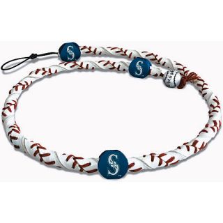 Gamewear Seattle Mariners Classic Frozen Rope Genuine Baseball Leather Necklace