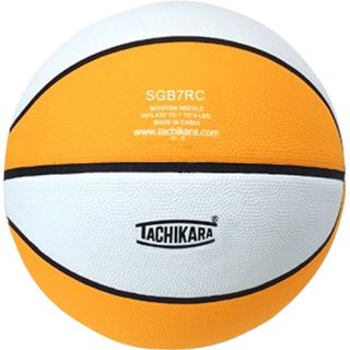 Tachikara Dual Colored Rubber Basketball (29.5)   Assorted Colors, Gold/white