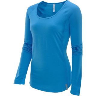 UNDER ARMOUR Womens Fly By Long Sleeve Running Top   Size Medium, Blue