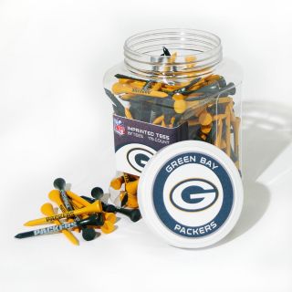 Team Golf Green Bay Packers 175 Count Imprinted Tee Jar (637556310514)