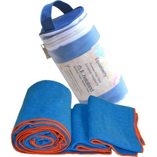 Khataland Equanimity ECO Yoga Towel   Extra Long Mat Size 72 x 24.5, Slip