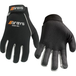 Grays G500 Gel Gloves   Size XS/Extra Small, Black (769370011374)