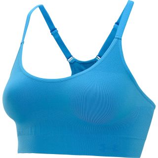 UNDER ARMOUR Womens Essential Seamless Bra   Size Small, Electric Blue