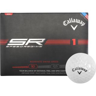 CALLAWAY Speed Regime 1 Golf Balls   12 Pack, White