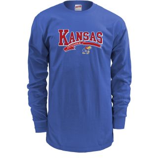 MJ Soffe Mens Kansas Jayhawks Long Sleeve T Shirt   Size Large, Jayhawks