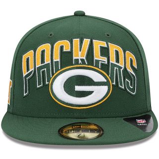 NEW ERA Youth Green Bay Packers Draft 59FIFTY Fitted Cap   Size 6.625, Green