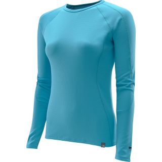 THE NORTH FACE Womens Warm Crew Neck T Shirt   Size XS/Extra Small, Turquoise