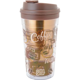 COOL GEAR Eco2Go Reflection Coffee Travel Mug   15 oz