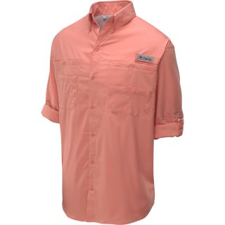COLUMBIA Mens Tamiami II Long Sleeve Shirt   Size Large, Sorbet