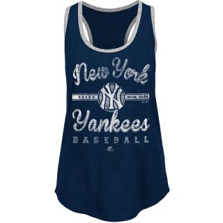 MAJESTIC ATHLETIC Womens New York Yankees Authentic Tradition Tank Top   Size