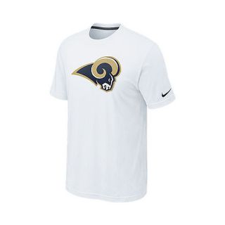 NIKE Mens St. Louis Rams Oversized Logo Short Sleeve T Shirt   Size Medium,