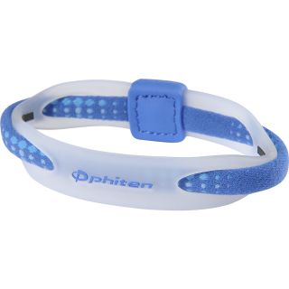 PHITEN X50 Hybrid Titanium Bracelet   Size 5.5, Clear Blue