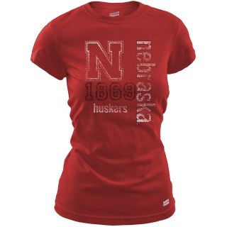 MJ Soffe Womens Nebraska Cornhuskers T Shirt   Red   Size XL/Extra Large,