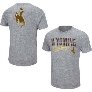COLOSSEUM Mens Wyoming Cowboys Atlas Short Sleeve T Shirt   Size 2xl, Grey
