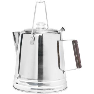 Texsport 28 Cup Stainless Steel Percolator (13219)