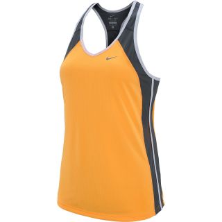 NIKE Womens Sporty V Neck Running Tank   Size XS/Extra Small, Atomic
