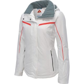 COLUMBIA Womens Veloca Point Jacket   Size Medium, White