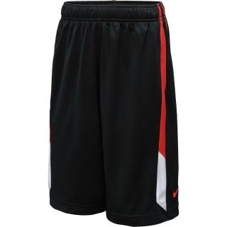 NIKE Boys Hoop Hazard Basketball Shorts   Size Small, Black/university Red