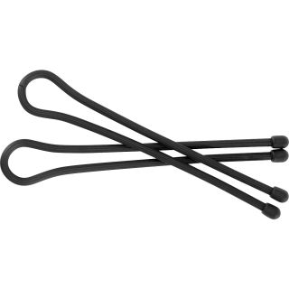 NITE IZE Gear Tie Reusable 18 inch Rubber Twist Ties   2 Pack   Size 18, Black