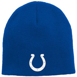 NFL Team Apparel Youth Indianapolis Colts Basic Uncuffed Knit Hat   Size Youth,
