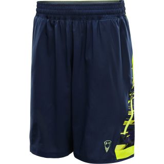UNDER ARMOUR Mens Lacrosse Shorts   Size Xl, Midnight Navy/yellow