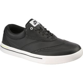 NIKE Mens Lunar Swingtip Leather Golf Shoes   Size 9.5, Black/white