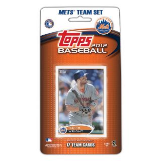 Topps 2012 New York Mets Official Team Baseball Card Set of 17 Cards Blister