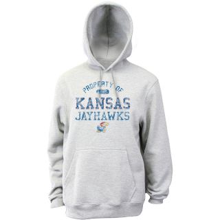 Classic Mens Kansas Jayhawks Hooded Sweatshirt   Oxford   Size XL/Extra Large,