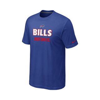 NIKE Mens Buffalo Bills Just Do It Short Sleeve T Shirt   Size Medium, Old