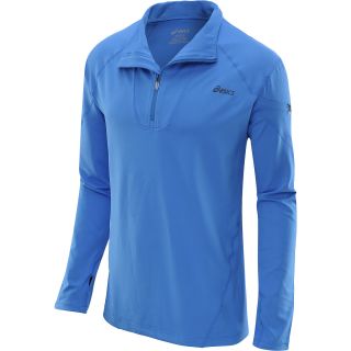 ASICS Mens Thermopolis LT 1/2 Zip Long Sleeve Top   Size Large, Electric