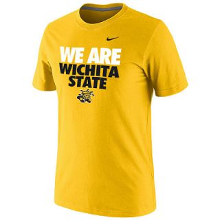 NIKE Mens Wichita State Shockers We Are Wichita State Classic Gold Short 