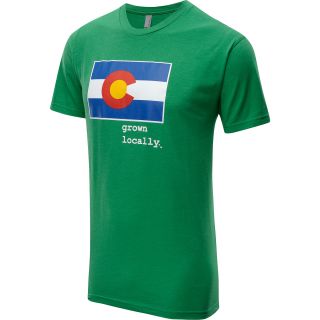AKSELS Mens Grown Locally Colorado Short Sleeve T Shirt   Size Large, Green