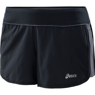 ASICS Womens Everysport II 4.5 Shorts   Size Medium, Black/steel