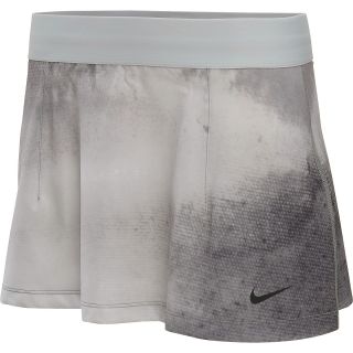 NIKE Womens Slam Printed Tennis Skirt   Size Large, Silver/anthracite