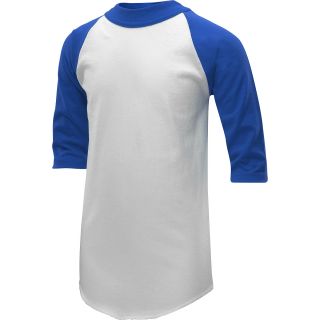 SOFFE Boys 3/4 Sleeve Baseball T Shirt   Size XS/Extra Small, Royal