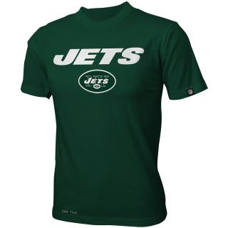 NFL Team Apparel Youth New York Jets Team Standard Dri Tek Short Sleeve T Shirt