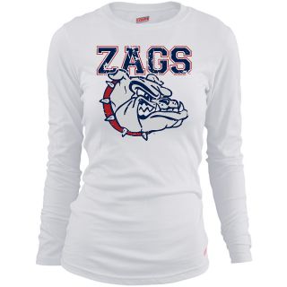 MJ Soffe Girls Gonzaga Bulldogs Long Sleeve T Shirt   White   Size Medium,