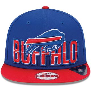 NEW ERA Mens Buffalo Bills Draft 9FIFTY Snapback Cap, Blue