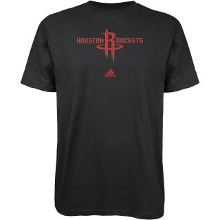adidas Mens Houston Rockets Full Primary Logo Short Sleeve T Shirt   Size Xl,