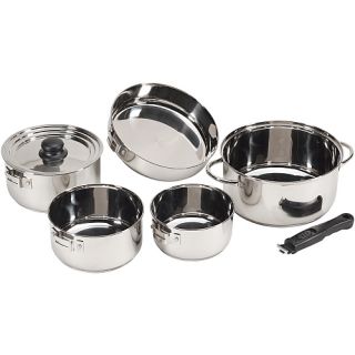 Stansport Stainless Steel Family Cook Set   7 peice (369)