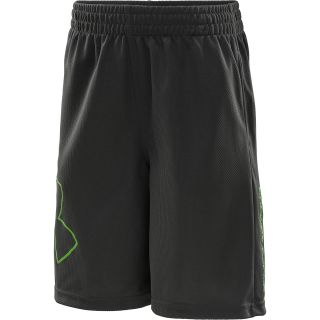 UNDER ARMOUR Little Boys Souped Up Shorts   Size 7, Charcoal