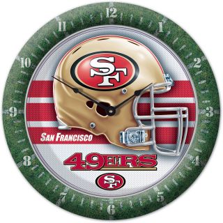 WINCRAFT San Francisco 49ers Game Time Wall Clock