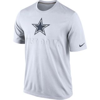 NIKE Mens Dallas Cowboys Legend Just Do It Dri FIT Short Sleeve T Shirt   Size
