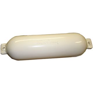 Taylor Made Hull Guard Inflatable Vinyl Fender 4.5 in x 16 in, White (1301021)