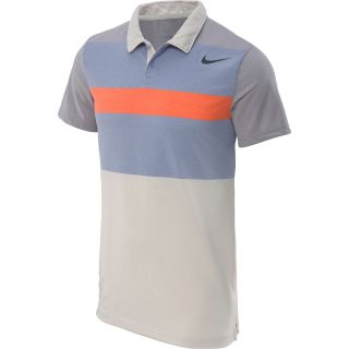 NIKE Mens Dri FIT Touch Stripe Short Sleeve Tennis Polo   Size Medium,