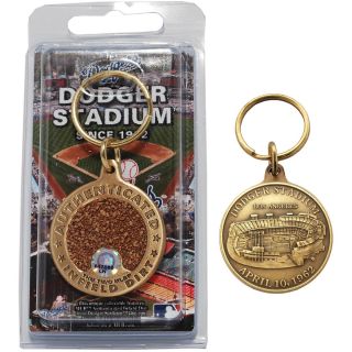 The Highland Mint Dodger Stadium Bronze Infield Dirt Keychain (DSDIRTKEYK)