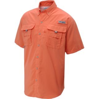 COLUMBIA Mens Bahama II Short Sleeve Shirt   Size 2xl, Peach