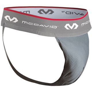 McDavid Teen Athletic Supporter with Mesh Flex Cup   Size Large, Gray