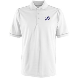 Antigua Tampa Bay Lightning Mens Icon Polo   Size Large, White/silver (ANT